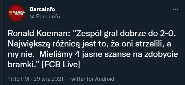 ABSURDALNE SŁOWA Koemana po porażce 0-3 z Benfiką...